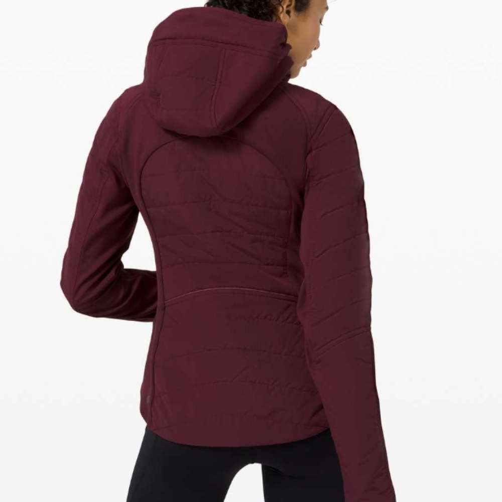 Lululemon Another Mile Jacket 8 Quilted Insulated Cassis - Picture 7 of 16